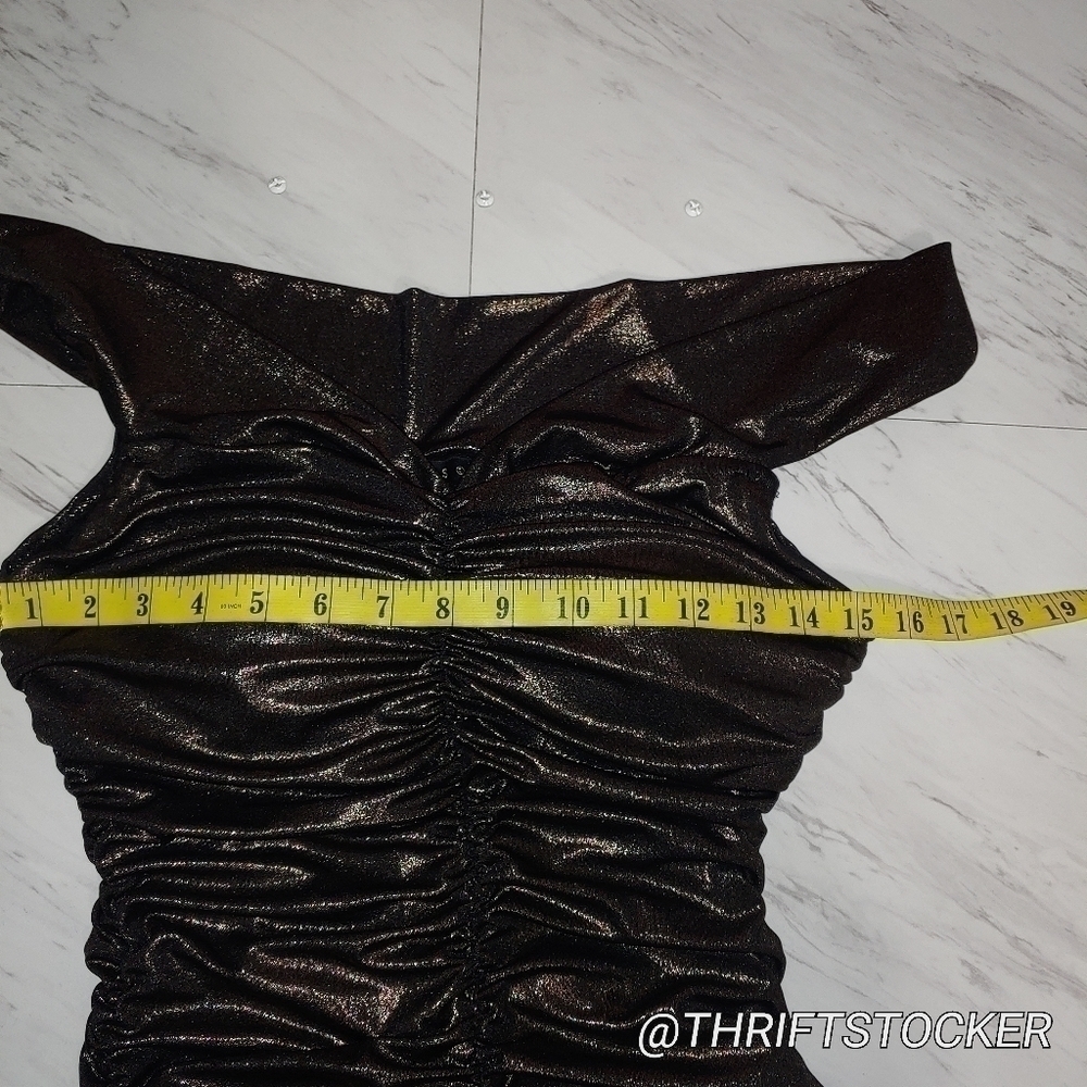 Bronze bodycon dress - Picture 5 of 6